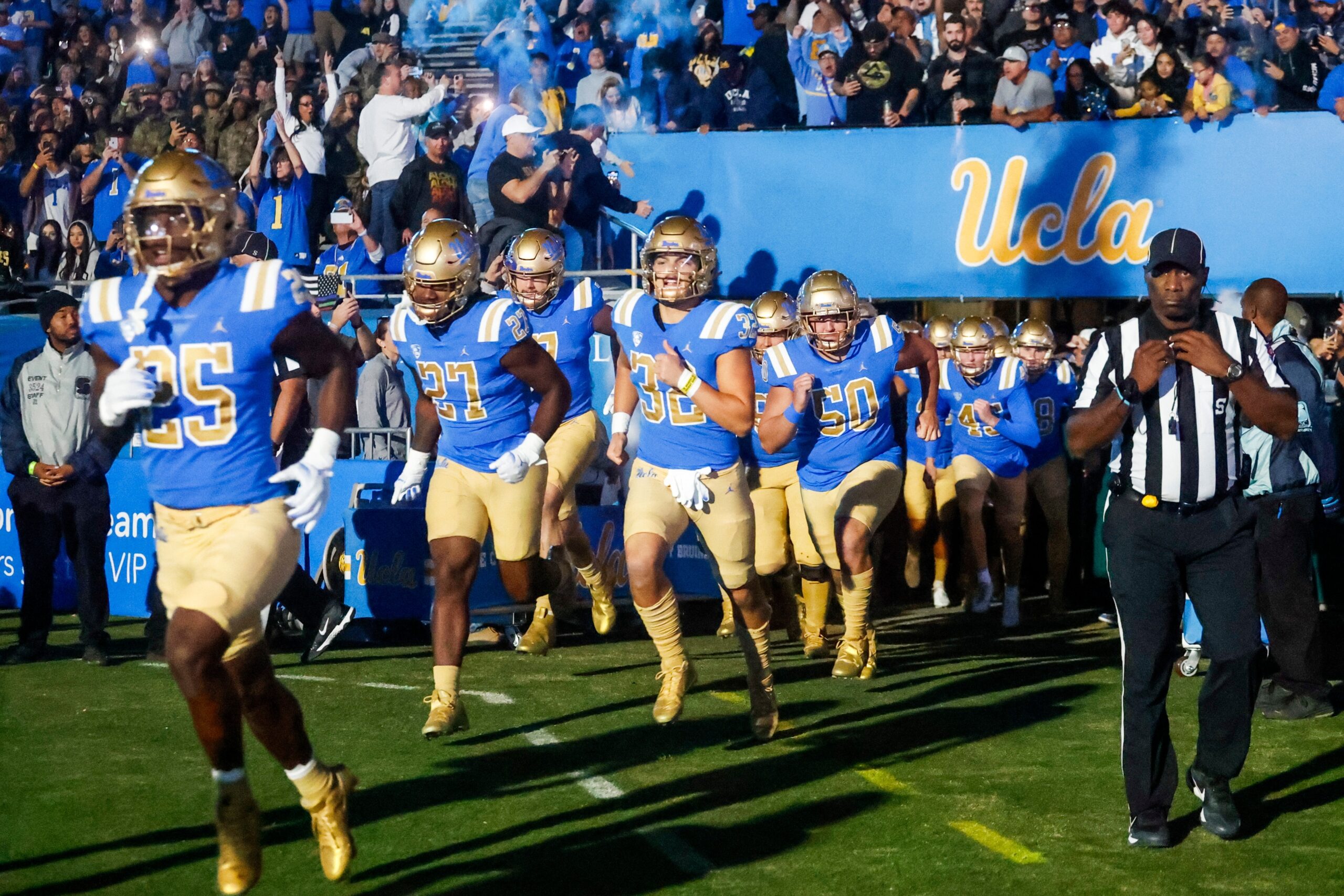 UclaPlayersRunOntoTheFieldBeforeAnNcaaCollege - ESPN The Fan