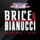 Promotional poster for BRICE & BIANCCI mornings 7–10am, with ESPN The Fan station logos above on a black diagonal background.
