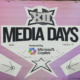 Media Days banner with pink gradient background, large 'MEDIA DAYS' text and star emblem; Frisco, TX 2025; powered by Microsoft Copilot.